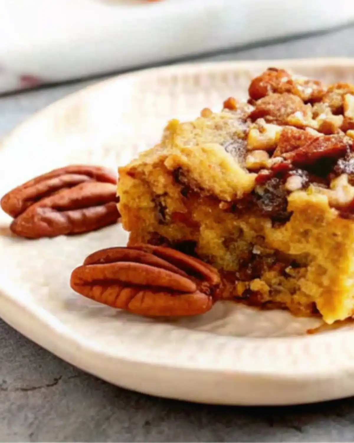 Pumpkin Dump Cake slice