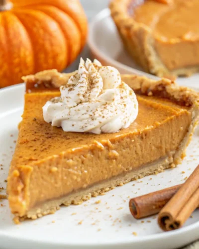 gluten-free no bake pumpkin pie