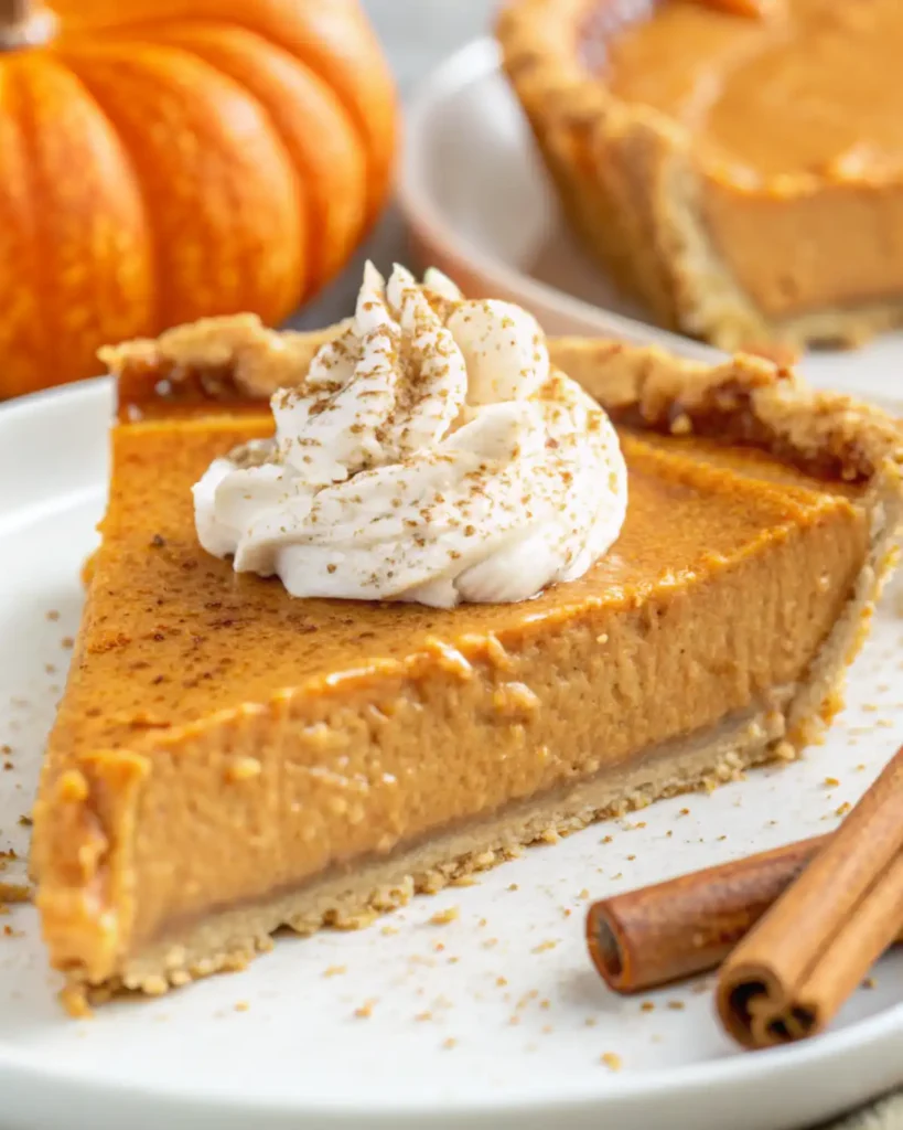 gluten-free no bake pumpkin pie
