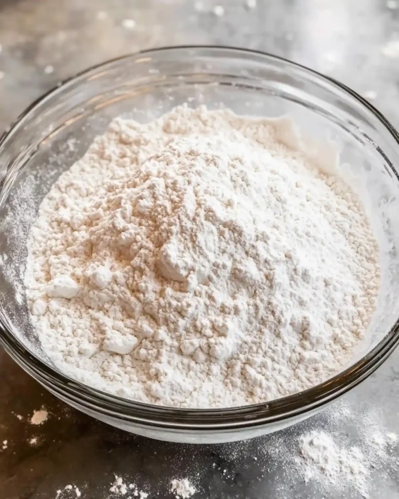 Cottage cheese banana bread flour mixture 